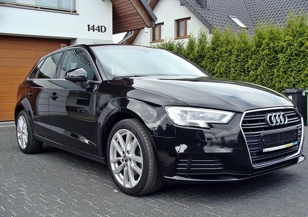 Audi A3 cena 68990 przebieg: 166000, rok produkcji 2019 z Zawiercie małe 379